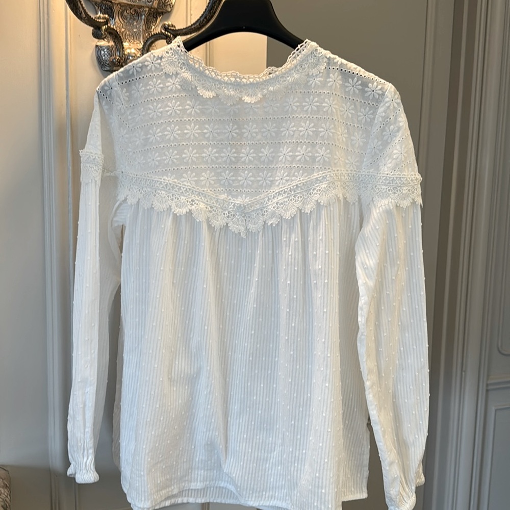 Beautiful Zara Girls Embellished Blouse Great Condition Size 13/14